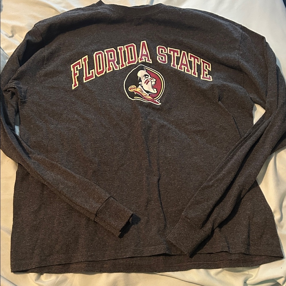Champion Gray Florida State Long Sleeve Tee